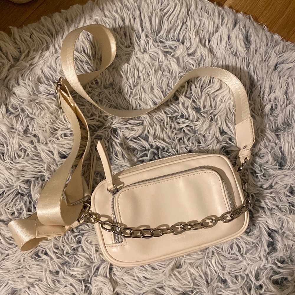 Cream colored Crossbody Bag